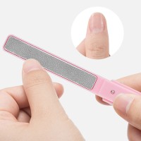 Rousnf Foldable Stainless Steel Nail File - Portable, Durable, Double-Sided for Precision Grooming, Perfect for Travel